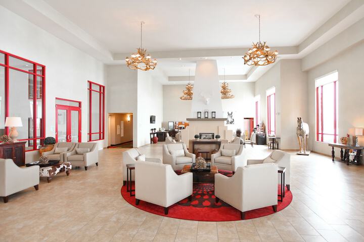 Interior entrance