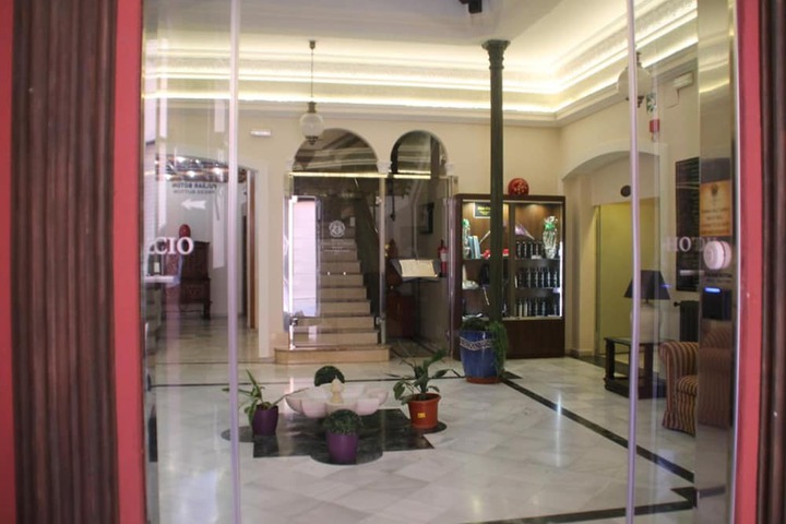 Interior entrance