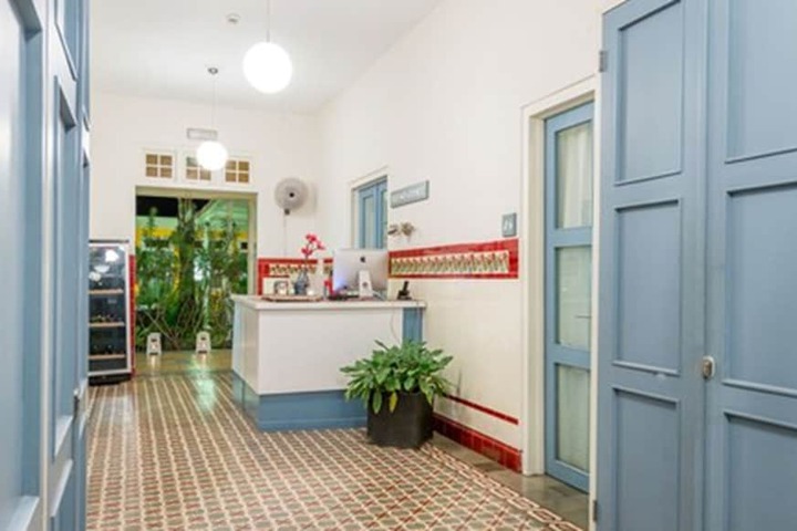 Interior entrance