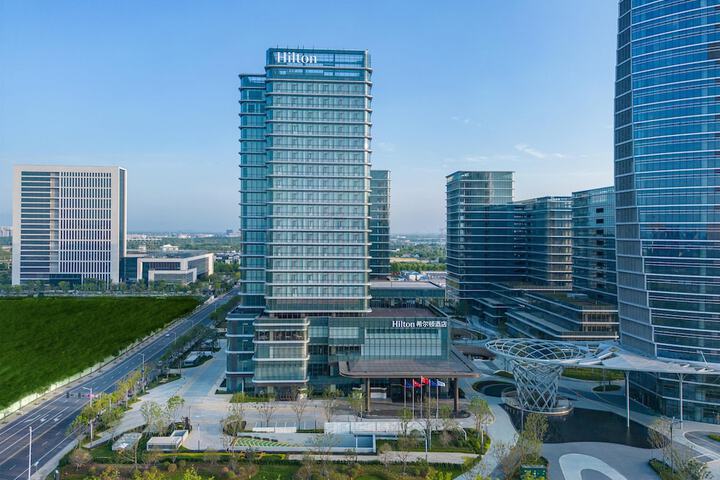 Exterior of Hilton Jiashan