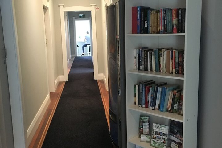 Interior entrance