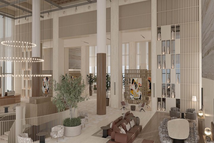 Lobby sitting area