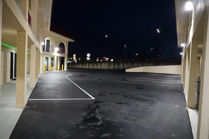 Front of property - evening/night