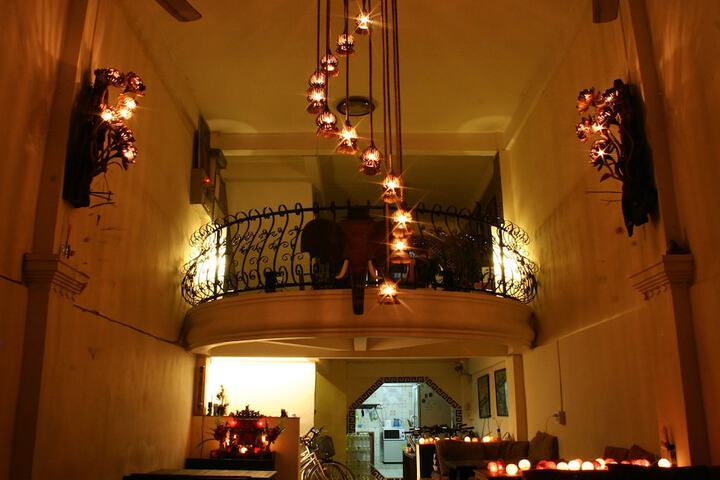 Interior entrance
