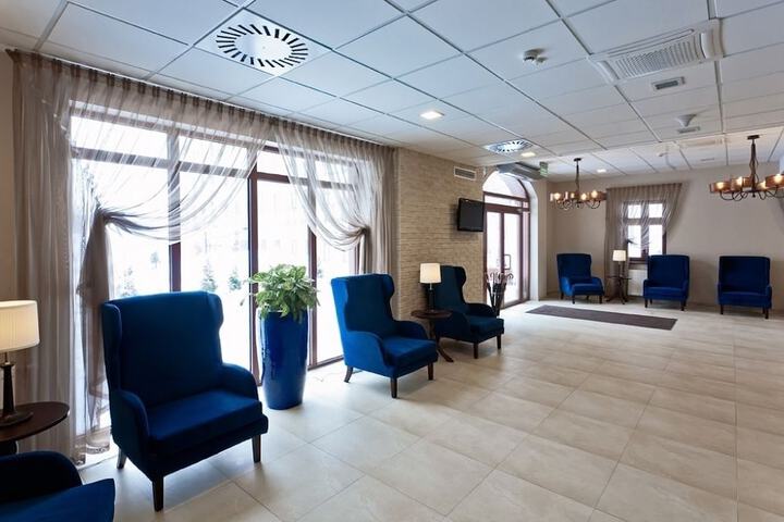 Lobby sitting area