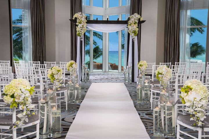 Indoor wedding