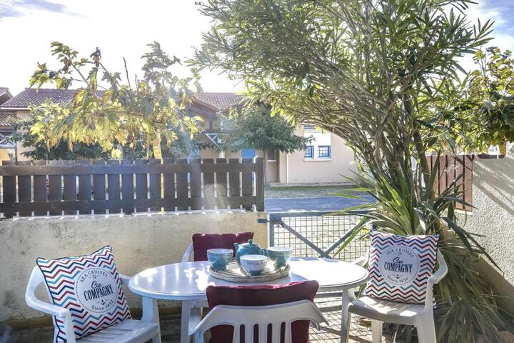 Maison T2 mezzanine près de locéan - 5 / 6 personnes - terrasse et parking privé - 40600 Biscarrosse - FR-1-521-23