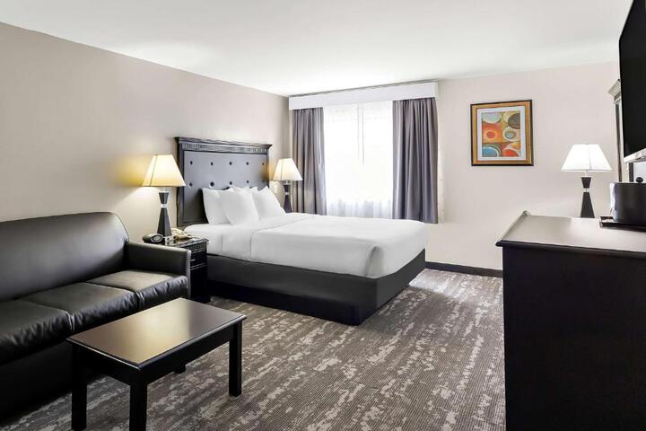 1 King Bed Pet Friendly Room, Microwave and Refrigerator WiFi Full Breakfast (4 of 4)