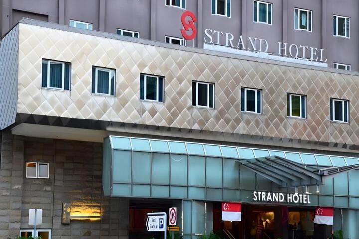 Exterior of Strand Hotel