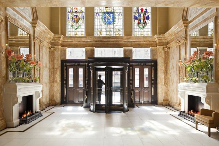 Interior entrance