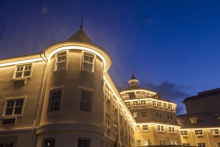 Front of property - evening/night