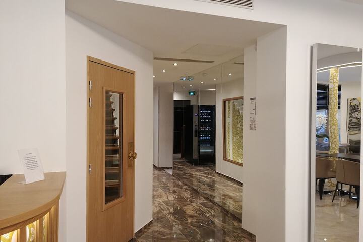 Interior entrance