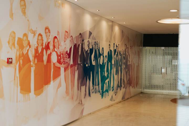 Interior entrance