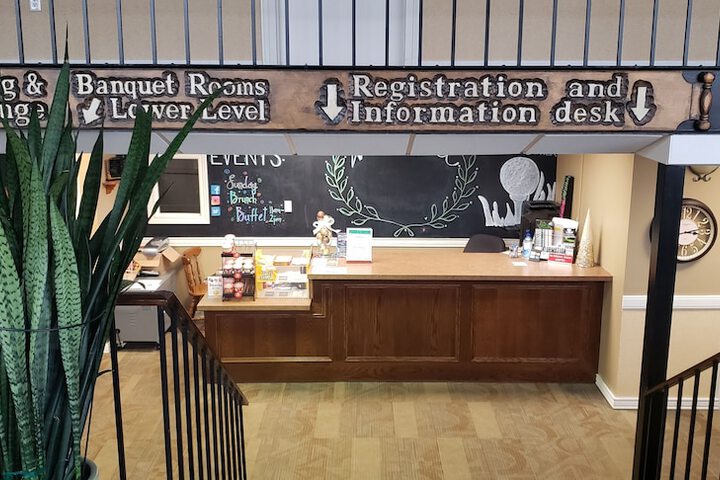 Interior entrance