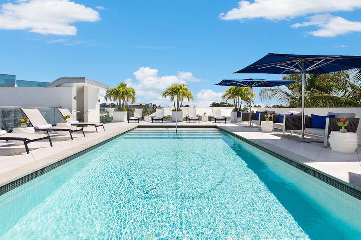 Rooftop pool
