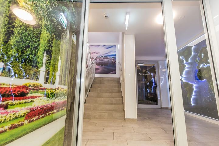 Interior entrance
