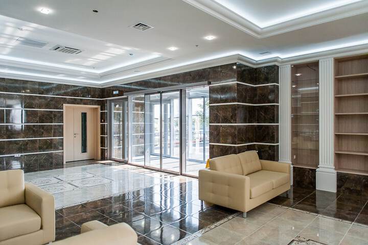 Interior entrance