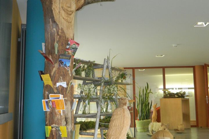 Interior entrance