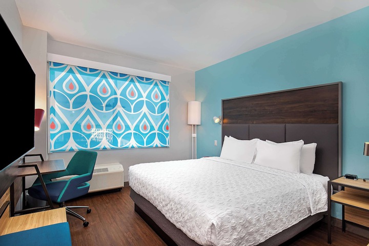 1 King Bed with Walk in Shower (1 of 17)