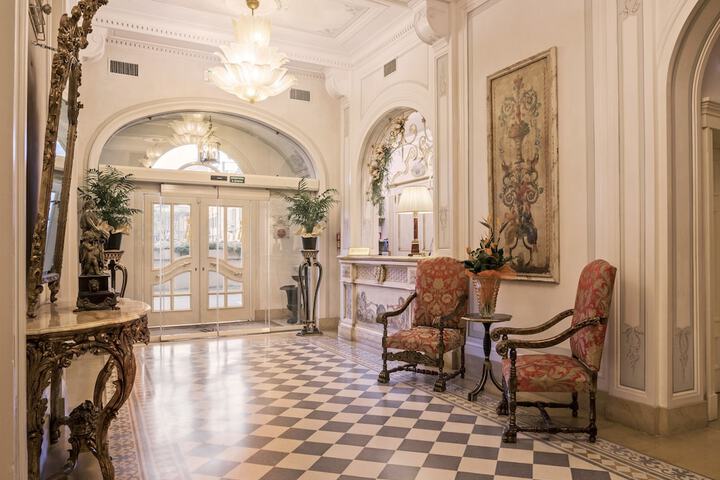 Interior entrance