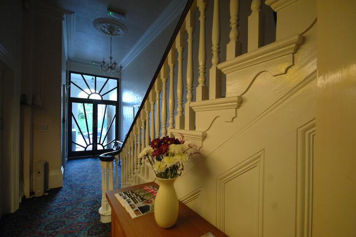 Interior entrance