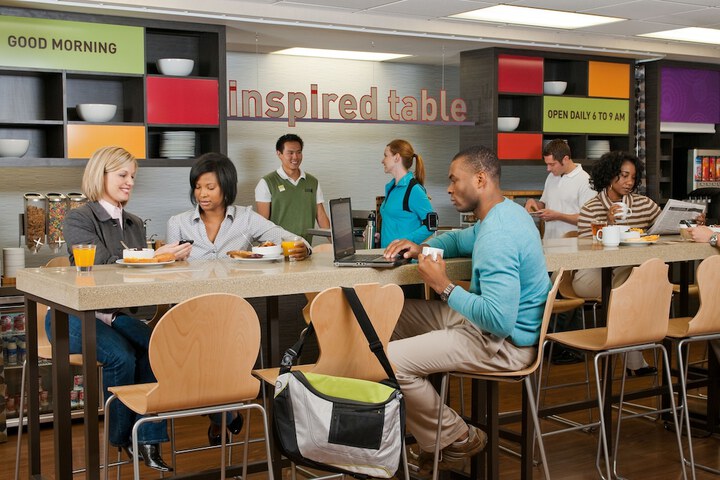 Breakfast area