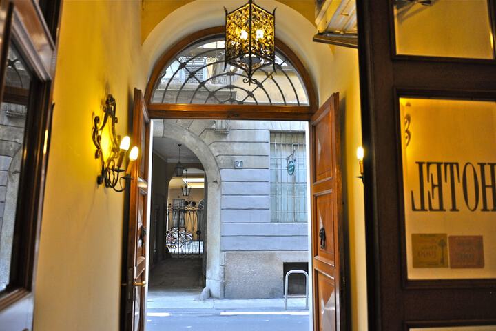 Interior entrance