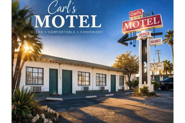 Exterior of Carls Motel