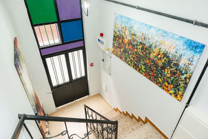 Interior entrance