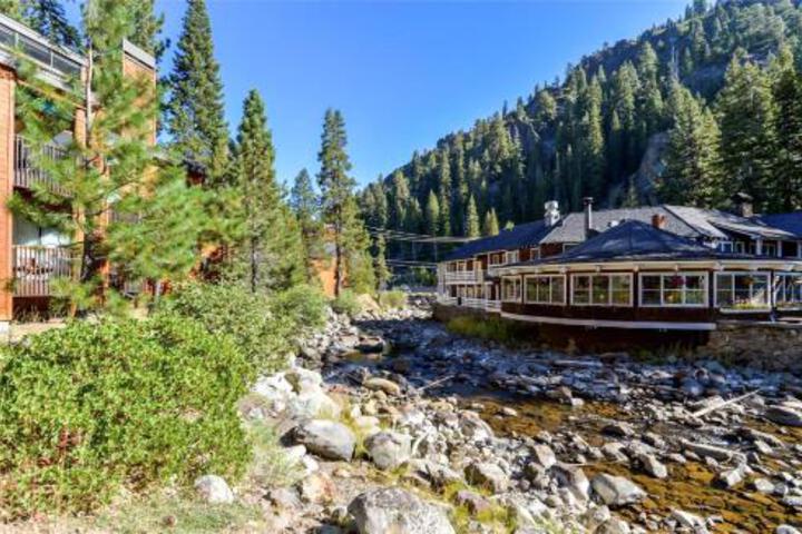 Alpine Condo on the River in Olympic Valley, CA