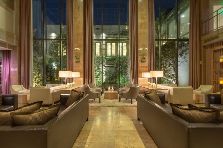 Lobby sitting area