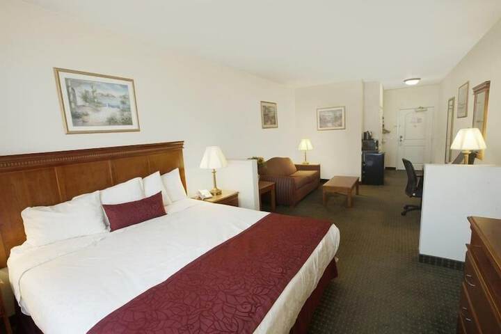 1 King Bed Work Desk Microwave and Refrigerator Full Breakfast (8 of 8)