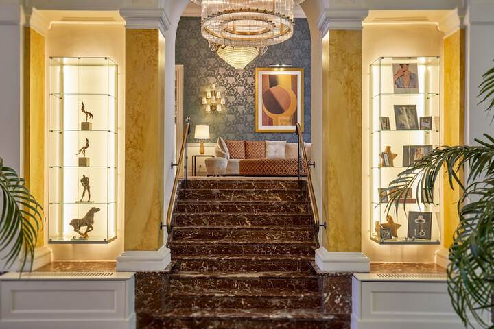 Interior entrance