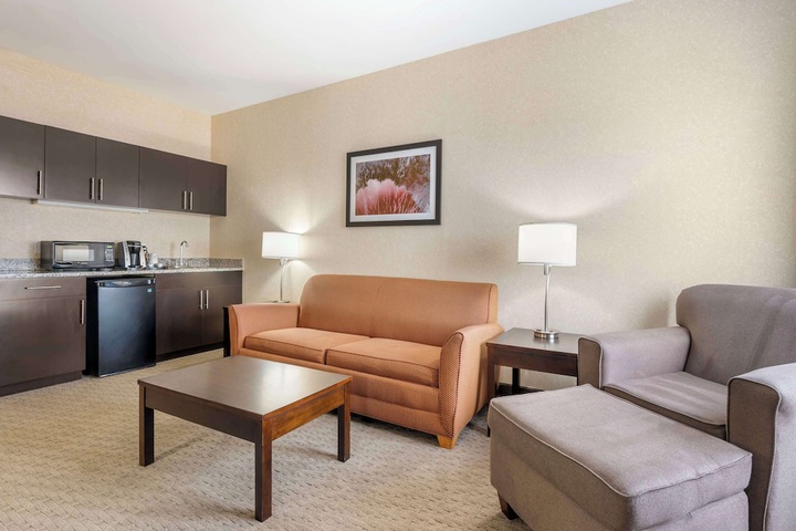 1 King Accessible Comm Assist Bathtub Microwave, Refrigerator WiFi Full Breakfast (13 of 13)