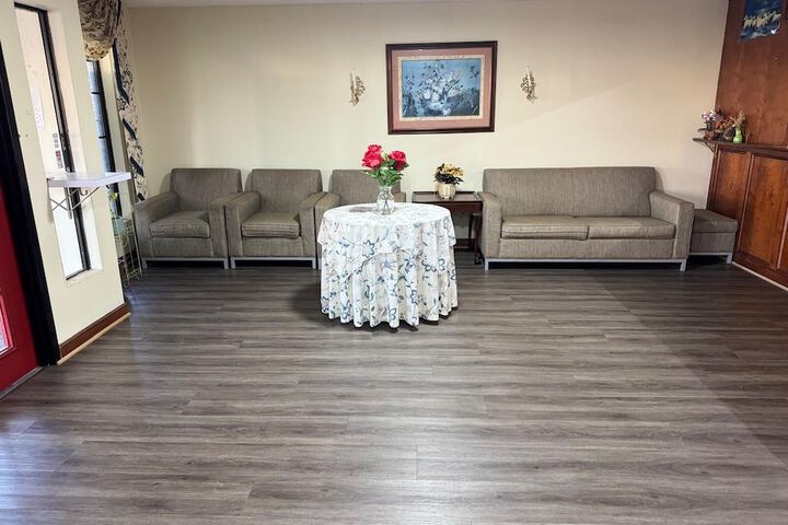 Lobby sitting area