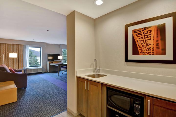 1 King with Sofa Bed Microwave, Refrigerator (24 of 32)