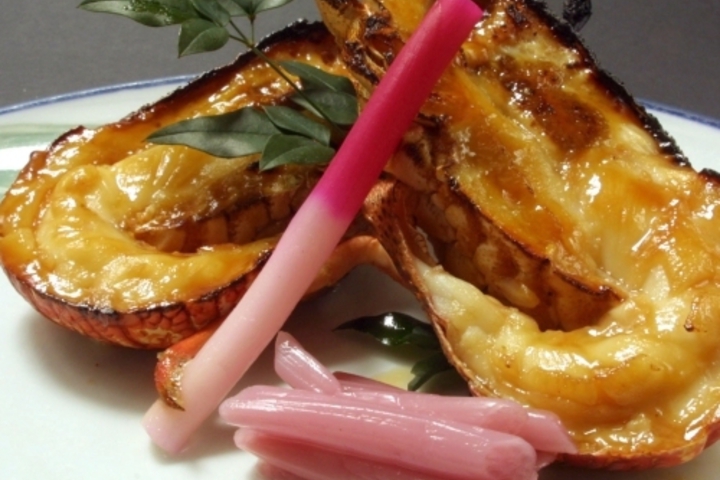 Grilled spiny lobster