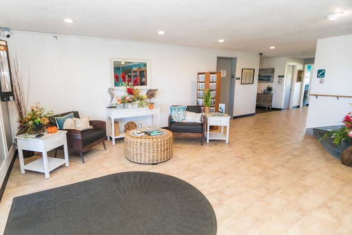 Lobby sitting area