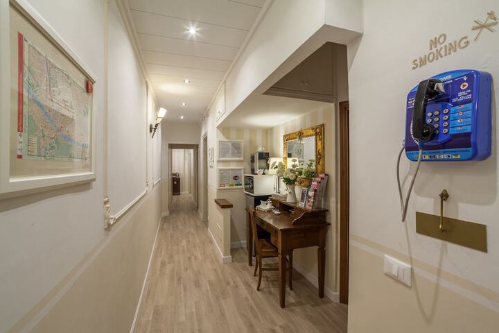 Interior entrance