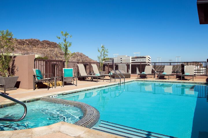 Rooftop pool