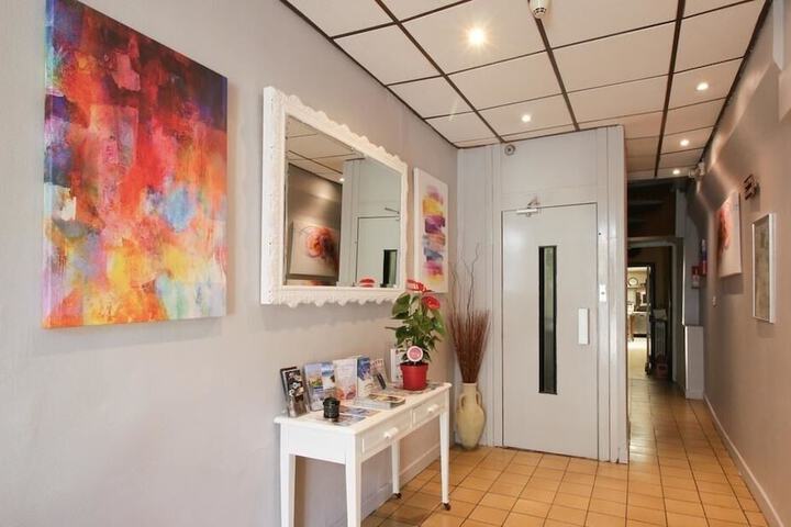 Interior entrance
