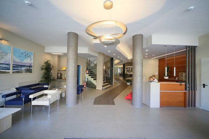 Interior entrance