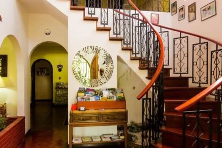 Interior entrance