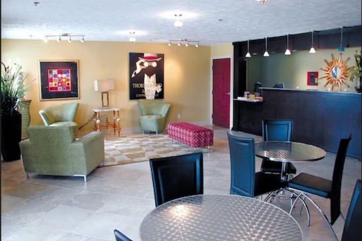 Lobby sitting area