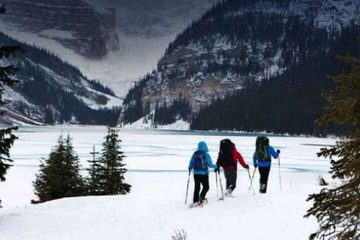 Snowshoeing