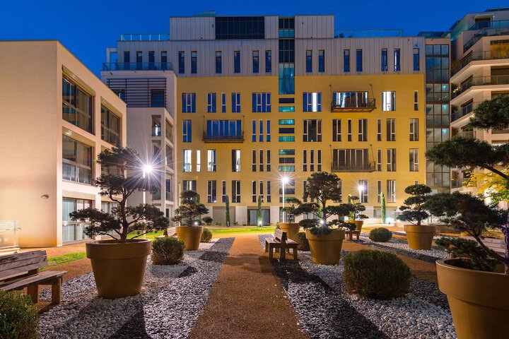 Front of property - evening/night