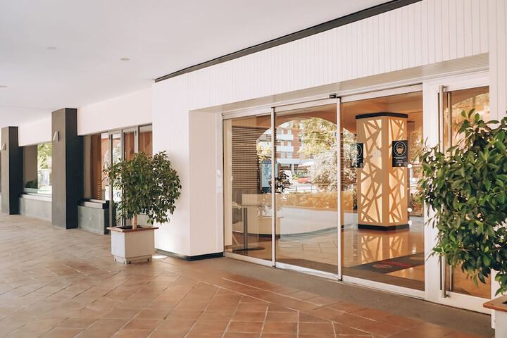 Interior entrance