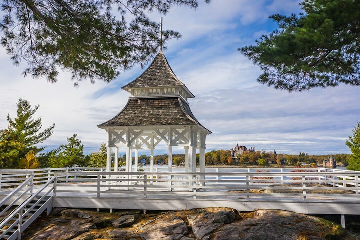 Outdoor wedding area