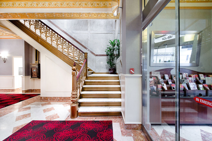 Interior entrance