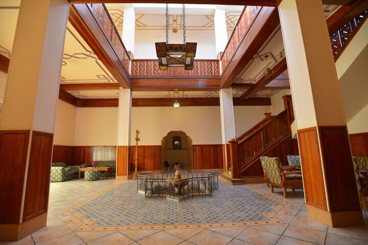 Interior entrance